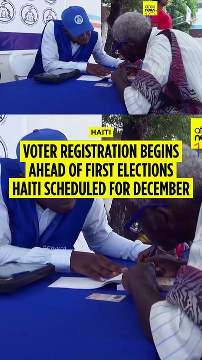 Voter registration opens as Haiti eyes december polls