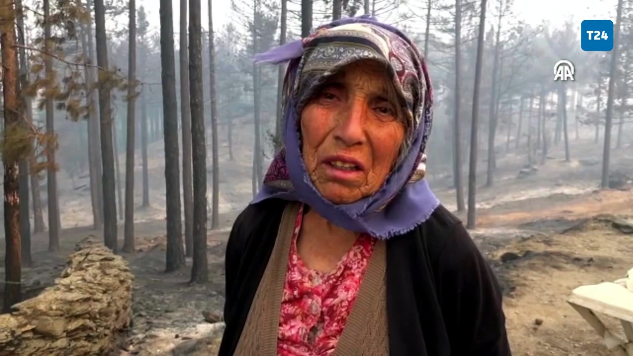 Aydın'ın Çine ilçesindeki orman yangınına müdahale sürüyor