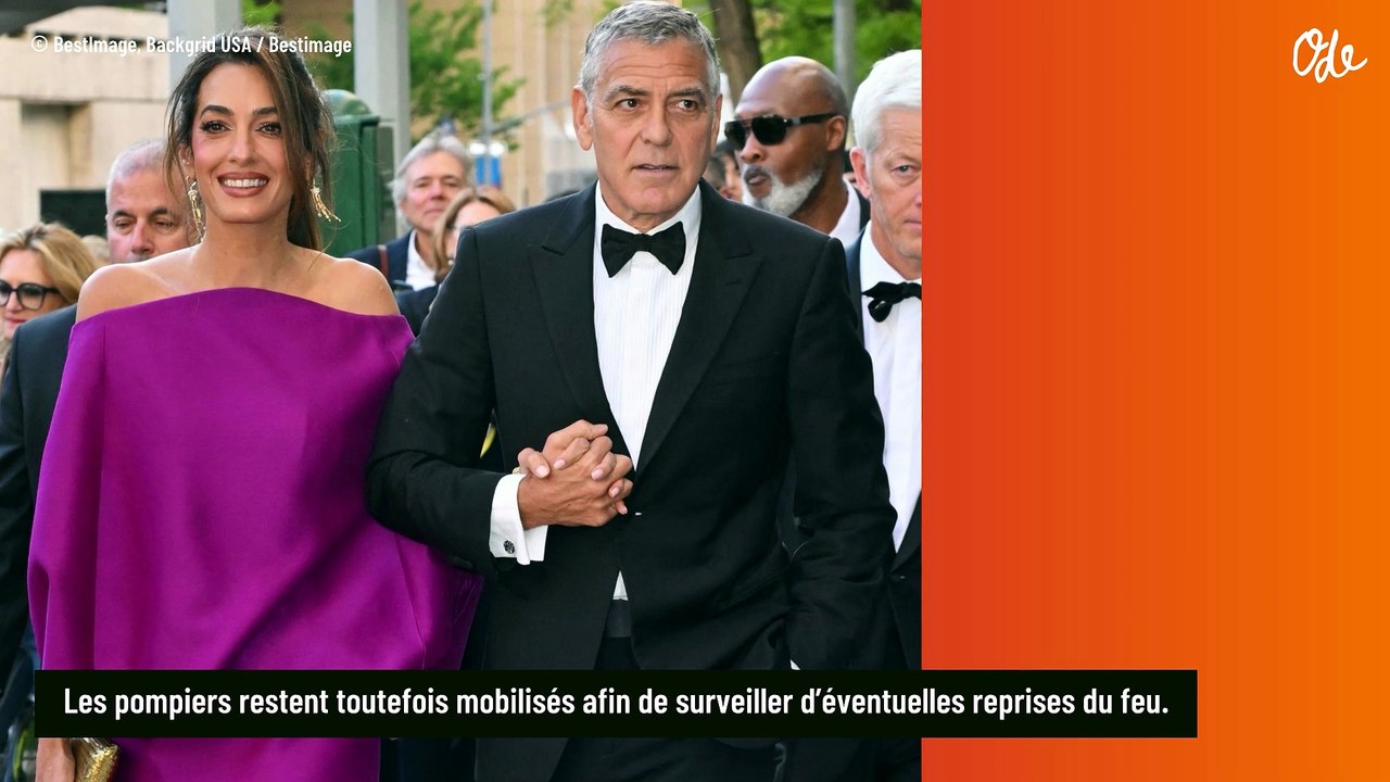 Après leur évacuation, George Clooney et Amal Clooney autorisés à regagner leur domaine de Brignoles : le maire s'exprime