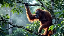 Orangutan : The intelligent tree-dweller with a deep connection to the rainforest