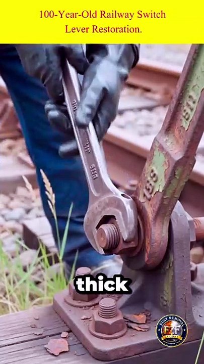 100-Year-Old Railway Switch Lever Restoration.