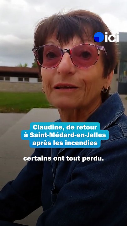 Incendies en Gironde : Claudine retrouve sa maison à Saint-Médard-en-Jalles