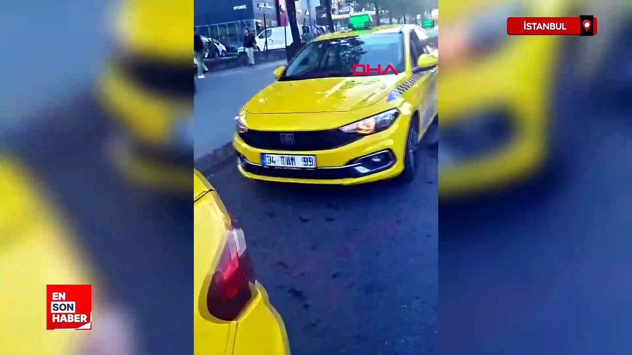 İstanbul'da taksiciler arasında 'yolcu alamazsın' tartışması
