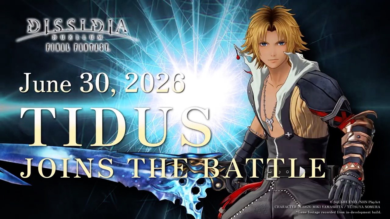 Dissidia Duellum Final Fantasy Official Character Preview Tidus Trailer