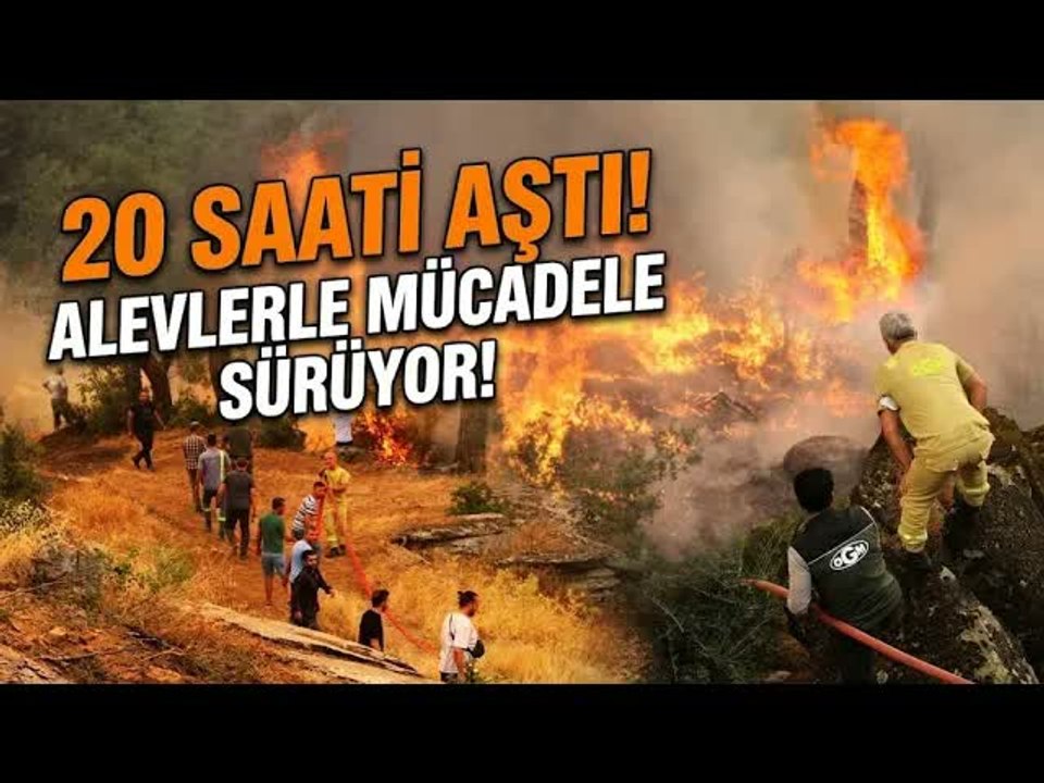 Aydın'ın Çine'de Rüzgar Alevleri Yeniden Büyüttü! Ekipler Seferber Oldu