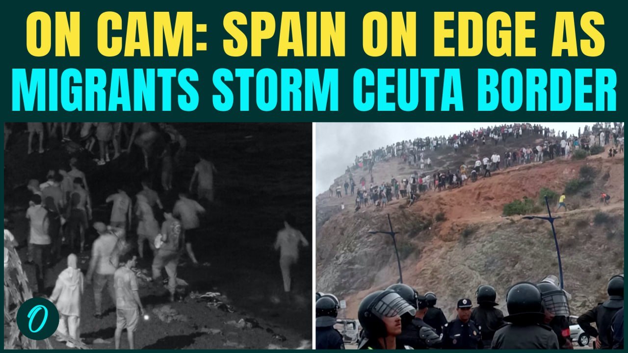 Spain Border Chaos RAW FOOTAGE: 49,000+ Migrants STORM Ceuta From Morocco; Troops Deployed