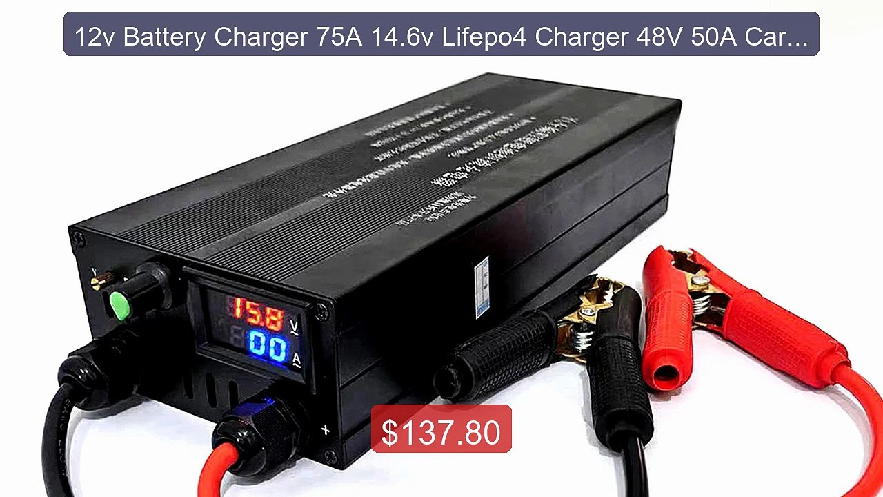 12v Battery Charger 75A 14.6v Lifepo4 Charger 48V 50A Car Fast Cha... -- Best Deal 2026 | Shop Now!