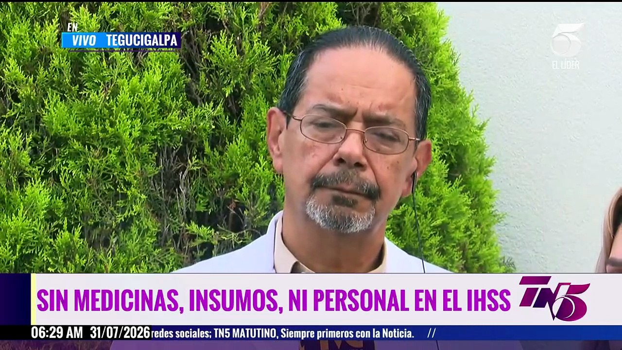 IHSS: Los medicamentos que no tenemos disponibles es porque no hay en el mercado