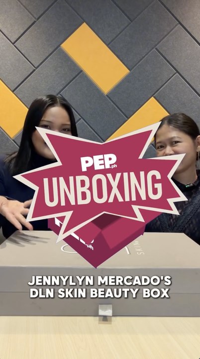 #PEPUnboxing Jennylyn Mercado's DLN Skin Beauty Box