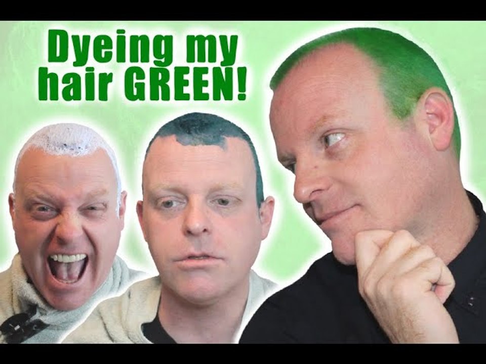 Dying my hair BRIGHT GREEN!!!