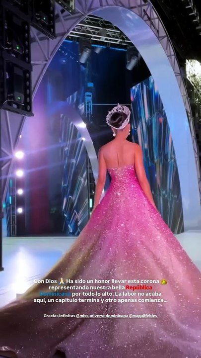 El mensaje de Jennifer Ventura tras entregar la corona