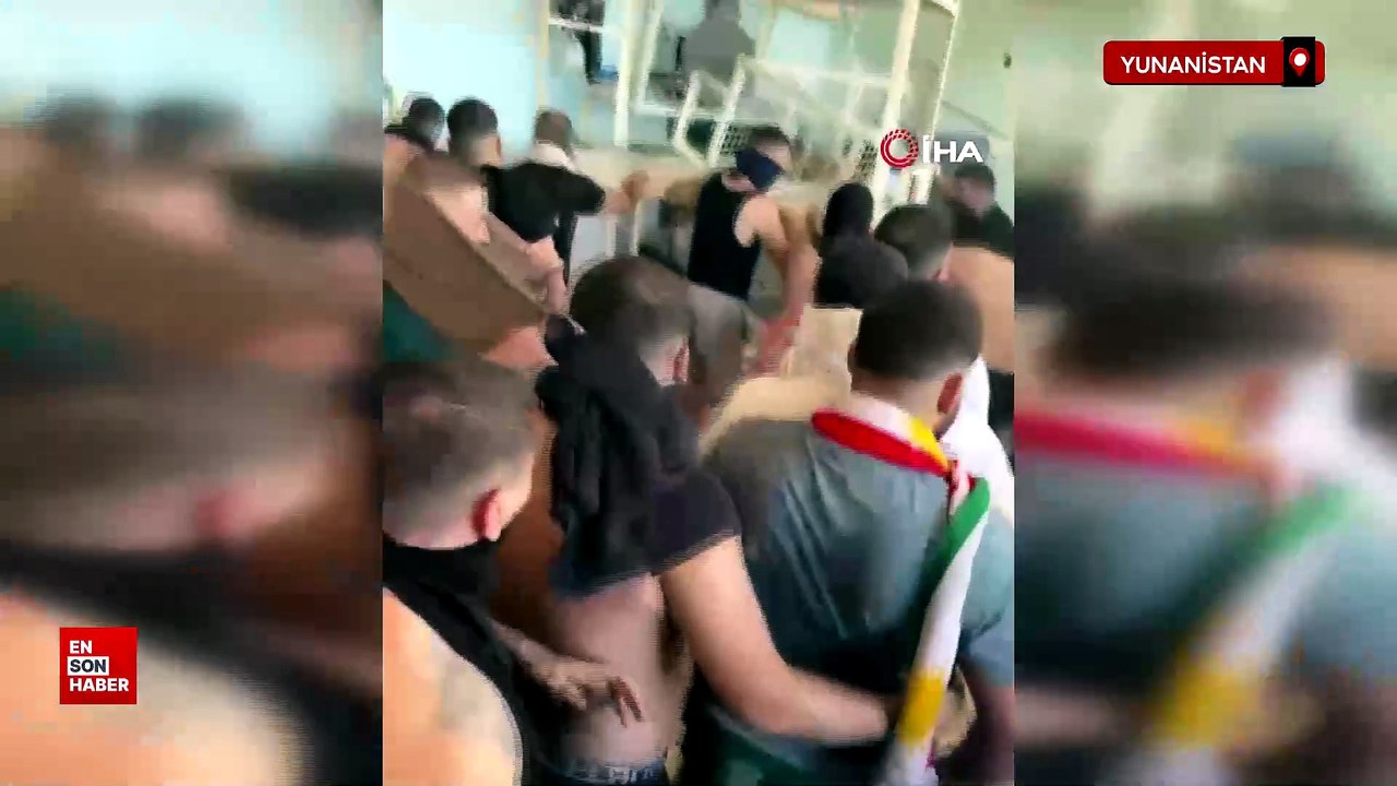 Yunanistan'da Türk mahkumlar cezaevinde isyan çıkarttı cezaevini karıştırdı