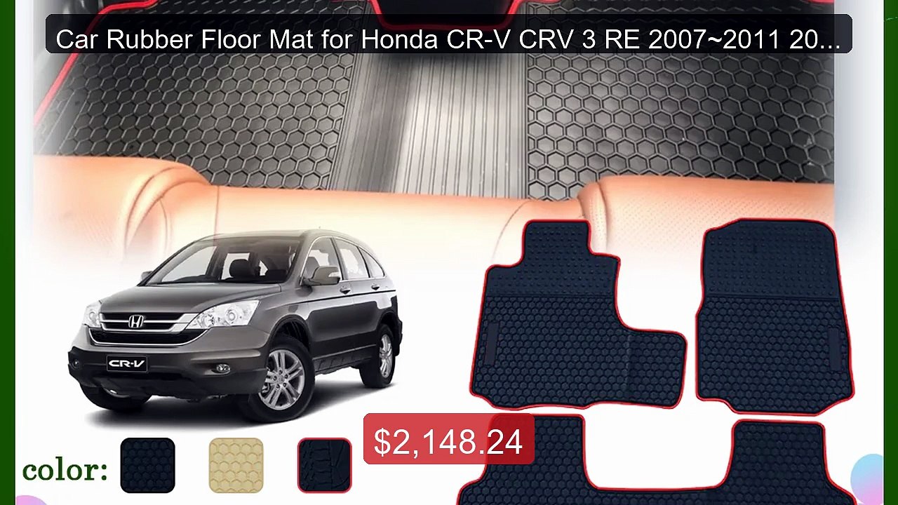 Car Rubber Floor Mat for Honda CR-V CRV 3 RE 20...