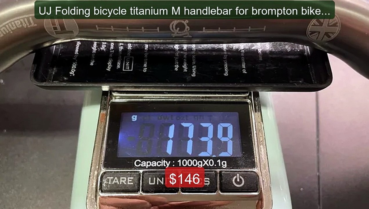 UJ Folding bicycle titanium M handlebar for bro...