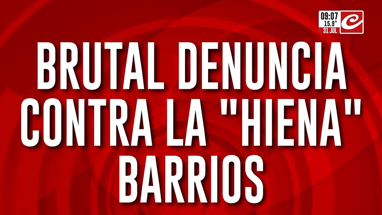 Borracho, drogado y violento: grave denuncia contra la "Hiena" Barrios