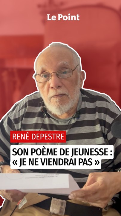 René Depestre, presque 102 ans, lit son poème de jeunesse : « Je ne viendrai pas »