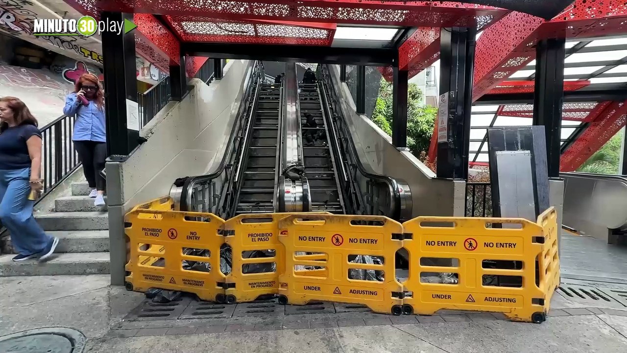 Finalizó el mantenimiento integral de las escaleras eléctricas de la comuna 13