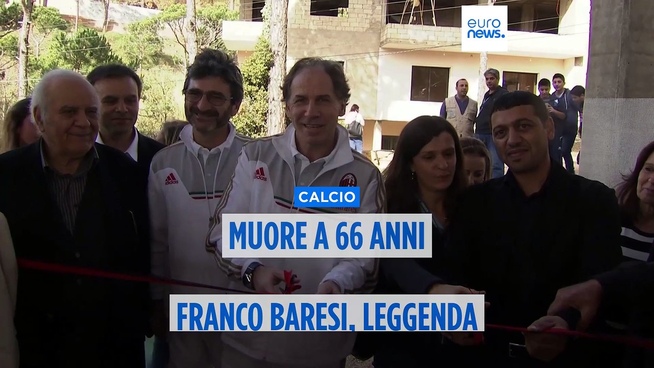 Addio a Franco Baresi, morto a 66 anni: il Milan perde la sua bandiera e il calcio una leggenda