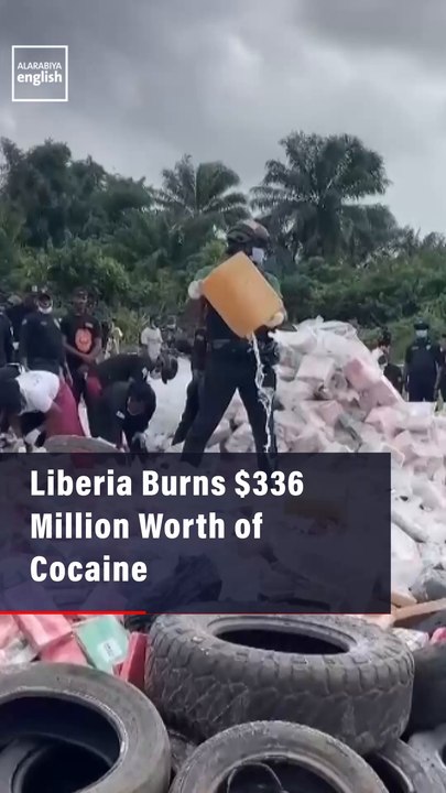 Liberia Burns $336 Million Worth of Cocaine