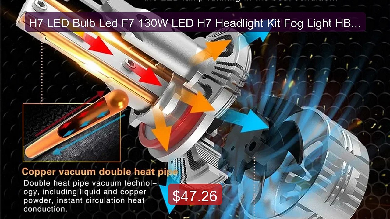 H7 LED Bulb Led F7 130W LED H7 Headlight Kit Fog Light HB3 H7 H8 H1... -- Top Rated 2026 | Buy Now!