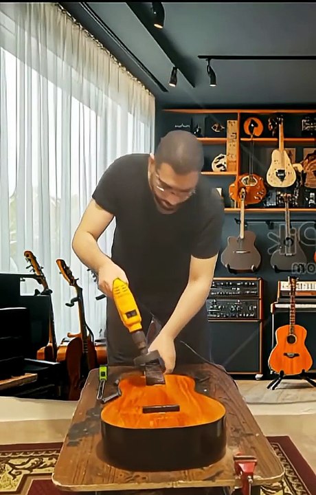 طرق صناعة الجيتار  @guitar_HD