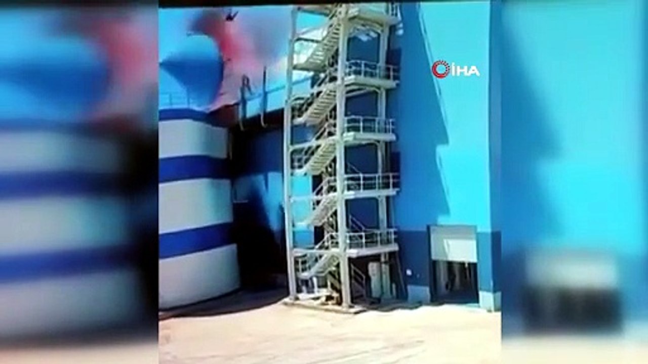 İki kişinin öldüğü patlamanın görüntüleri dehşete düşürdü