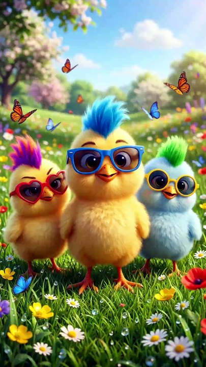 The Cutest Baby Chicks Adventure Ever! 🐥😎 Watch...