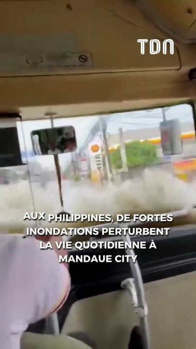 Aux Philippines, de fortes inondations perturbent la vie quotidienne à Mandaue City