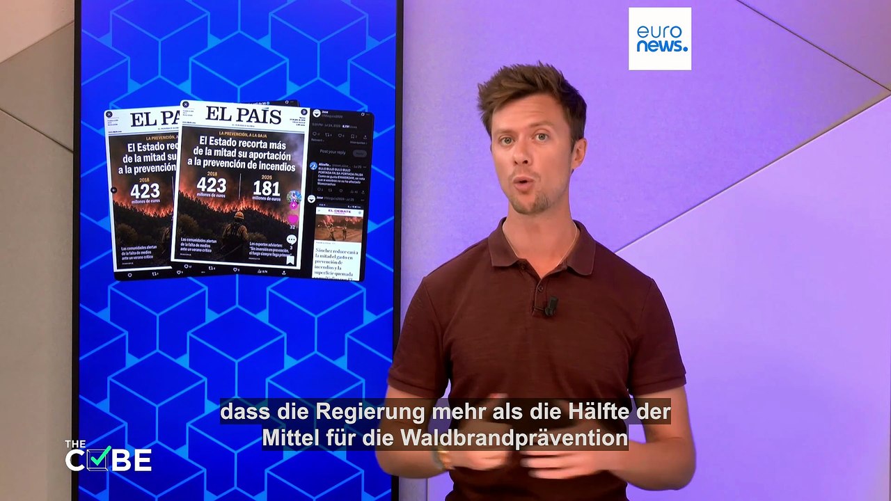 Falschmeldungen über Spaniens Waldbrände verbreiten sich erneut