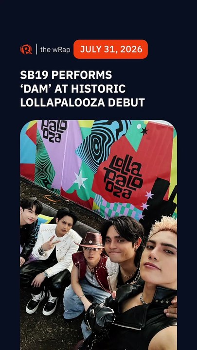 SB19 performs ‘DAM’ at historic Lollapalooza debut