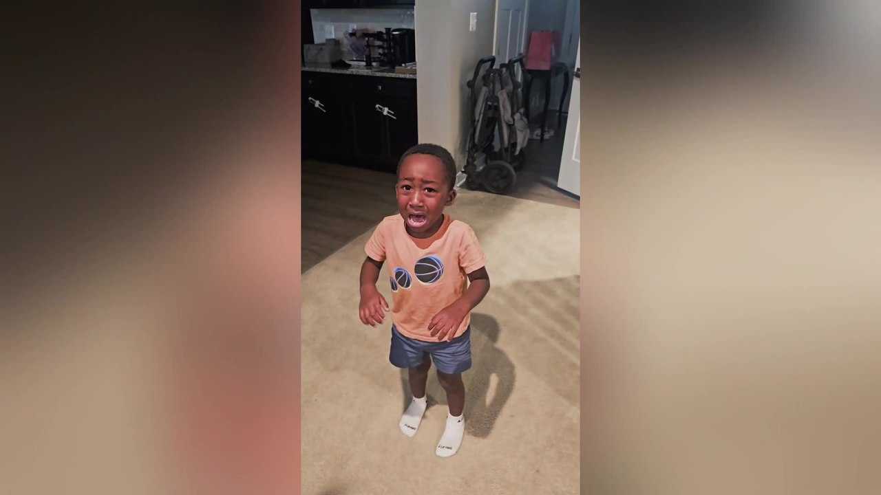 Toddler Cries After Accidentally Eating Bug