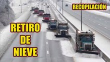 Así se quita la nieve en diferentes países