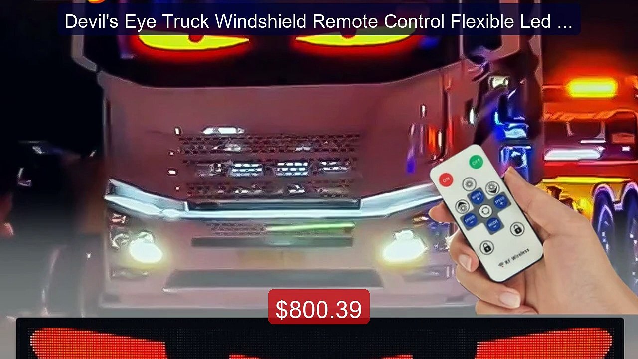 Devil's Eye Truck Windshield Remote Control Fle...