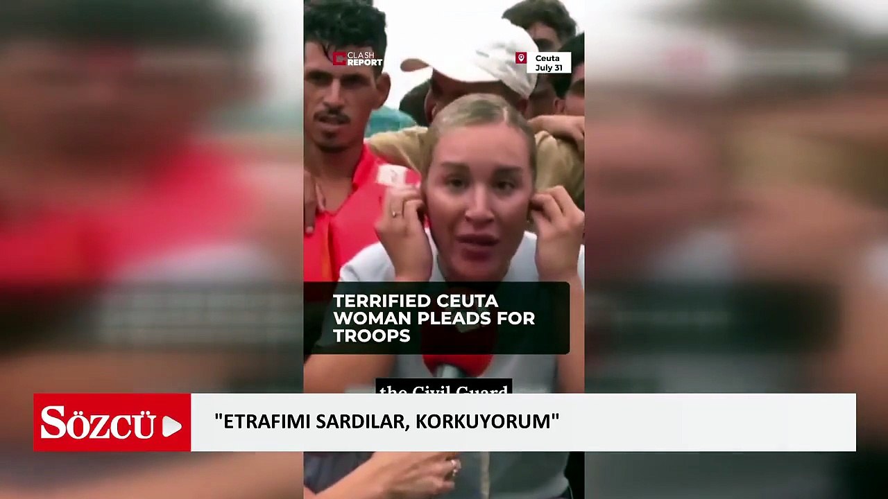 İspanya'da korkutan görüntüler gündem oldu: "Etrafımı sardılar, korkuyorum!''