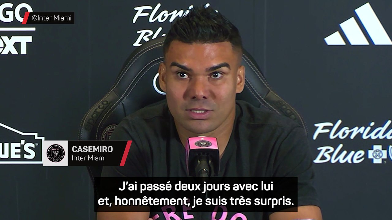 Casemiro encore choqué par Messi : "Je sais qu’il est impossible de l’arrêter"