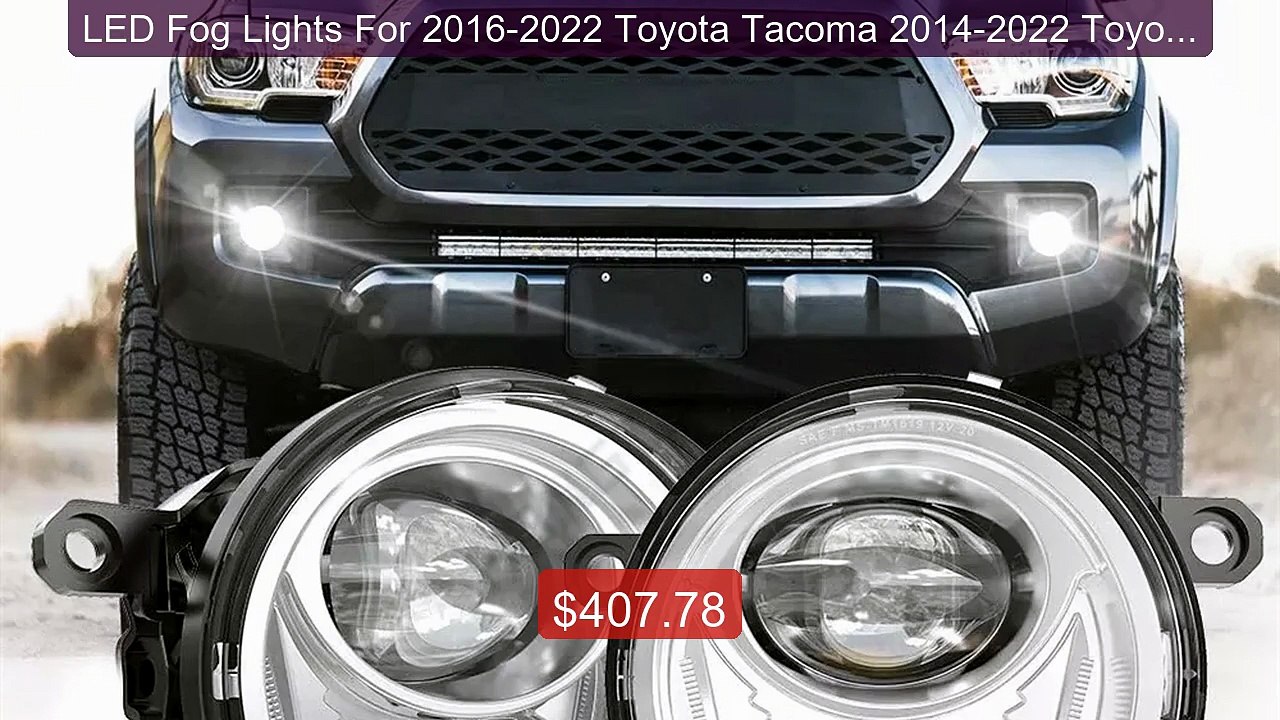 LED Fog Lights For 2016-2022 Toyota Tacoma 2014...