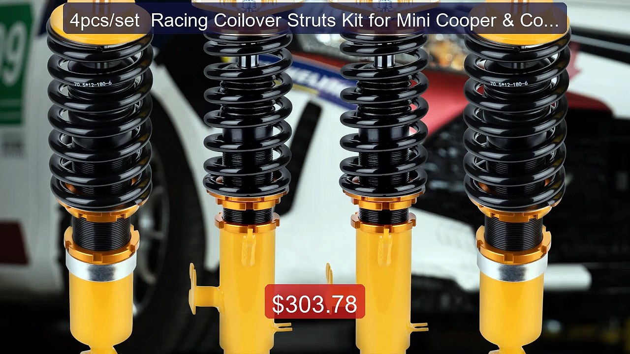 4pcs/set  Racing Coilover Struts Kit for Mini C...