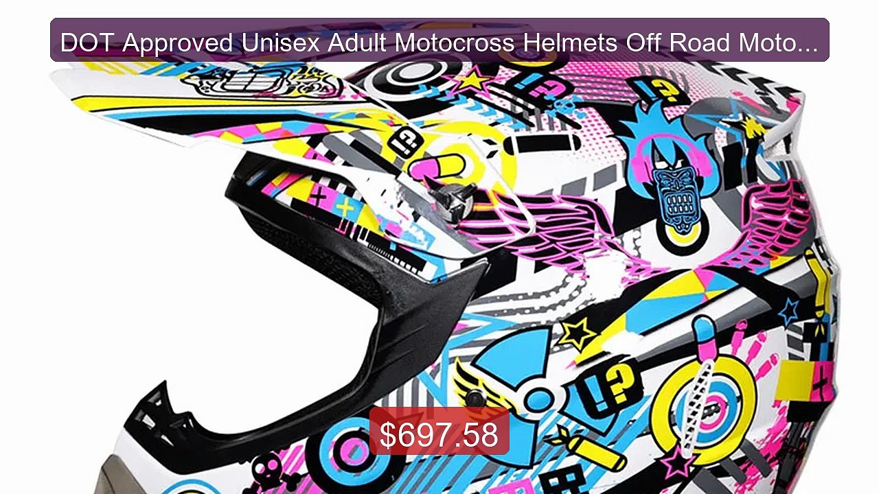 DOT Approved Unisex Adult Motocross Helmets Off...
