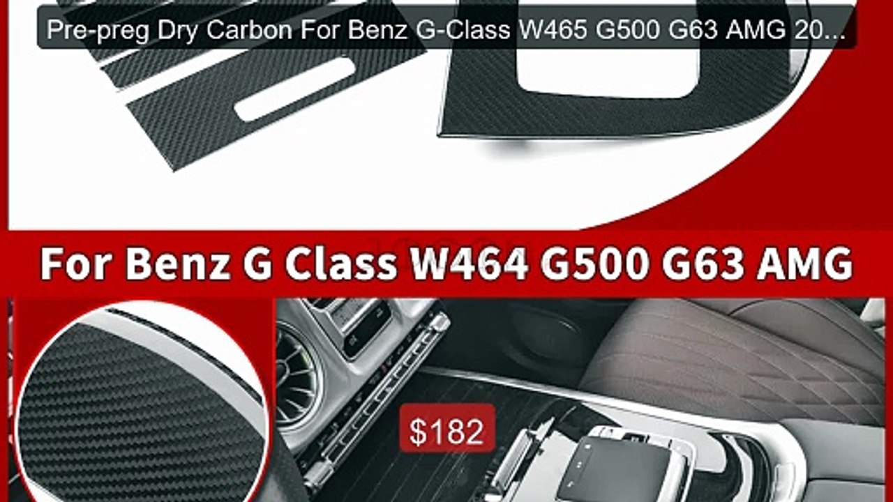 Pre-preg Dry Carbon For Benz G-Class W465 G500 G63 AMG 2025+ C... -- Hot Deal 2026 | Limited Offer!