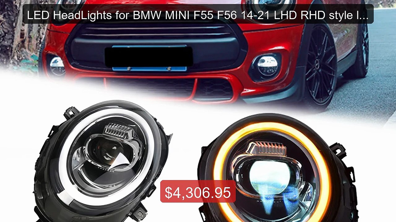 LED HeadLights for BMW MINI F55 F56 14-21 LHD RHD style led DRL Car... -- Top Rated 2026 | Buy Now!
