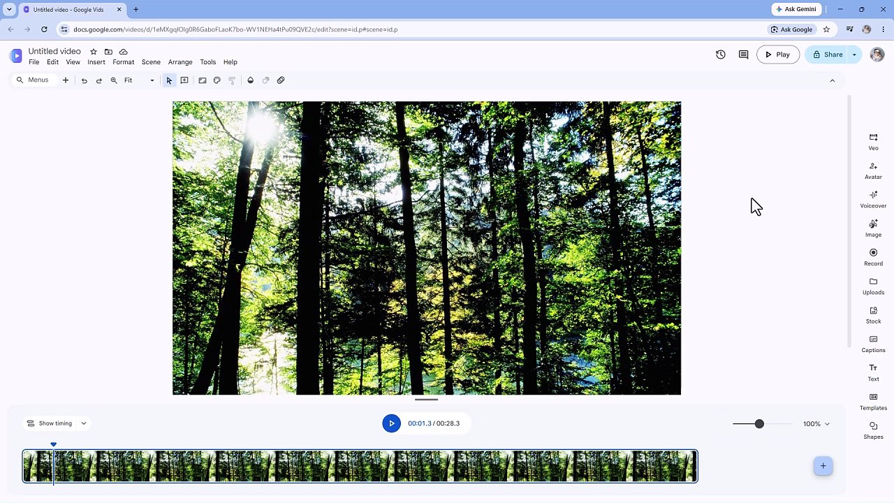 Google Vids 56 Inserting Video Placeholders