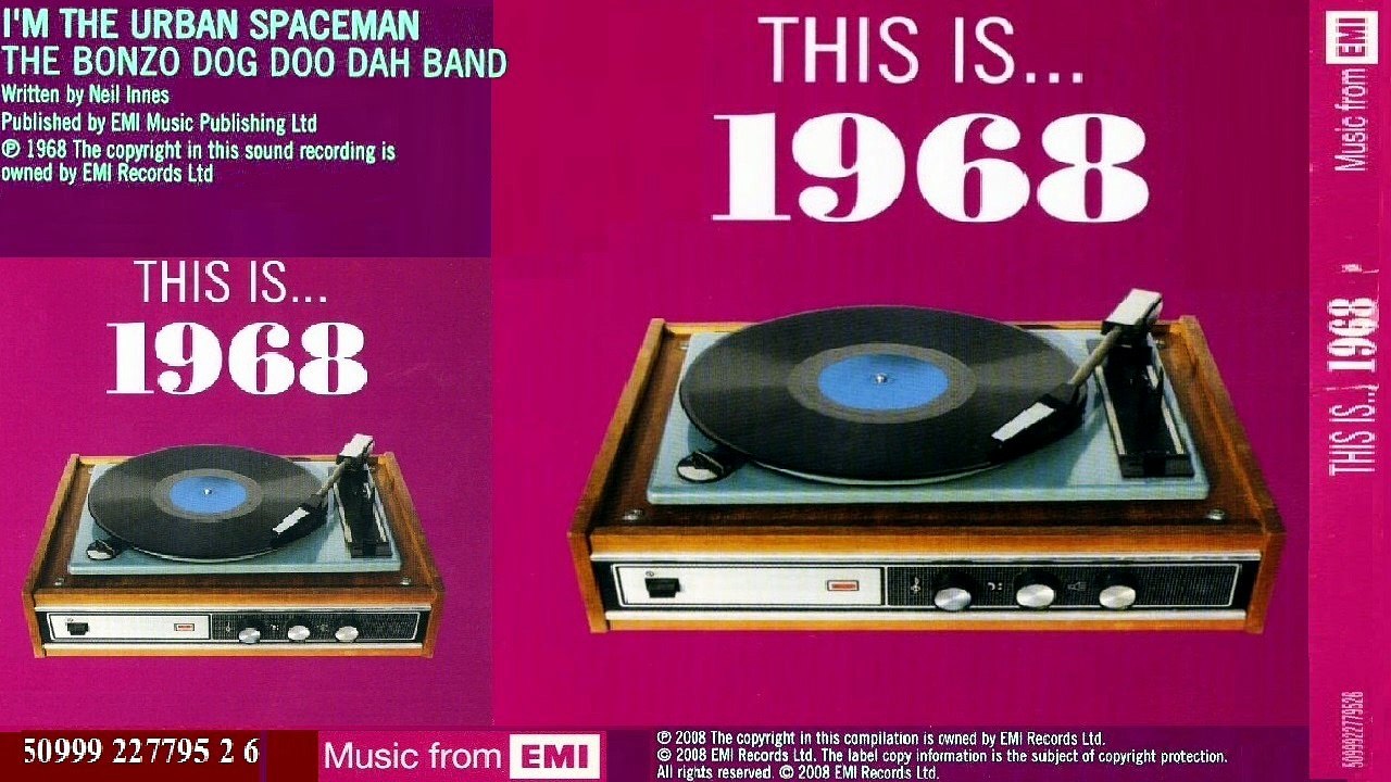THE BONZO DOG DOO DAH BAND — I'M THE URBAN SPACEMAN | THIS IS... 1968 | CD MP3 | Music from EMIEMI
