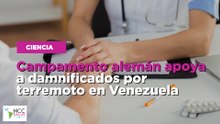 Campamento alemán apoya a damnificados por terremoto en Venezuela
