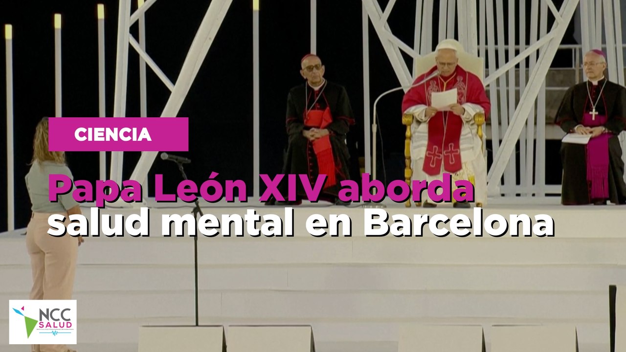 Papa León XIV aborda salud mental en Barcelona