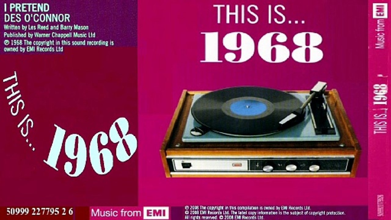 DES O'CONNOR — I PRETEND | THIS IS... 1968 | CD MP3 | Music from EMI