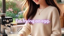 Morning Routine in English 🍳 Learn Everyday English Sentences #shorts