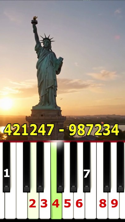 USA National Anthem – Easy Piano Tutorial for Beginners