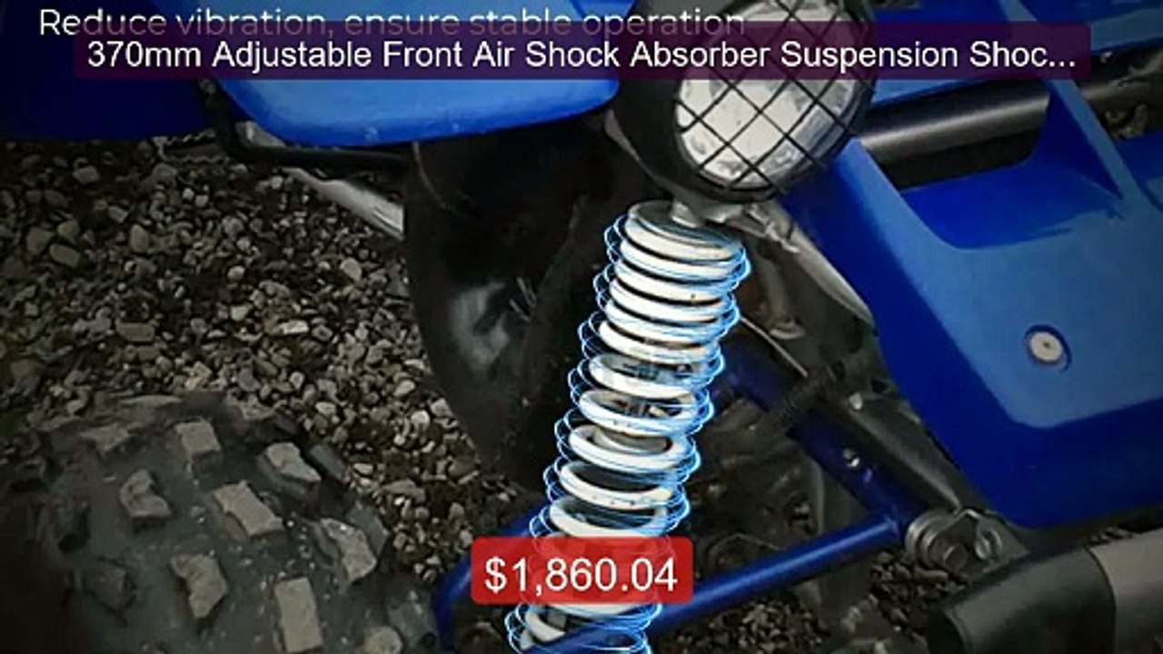 370mm Adjustable Front Air Shock Absorber Suspe...
