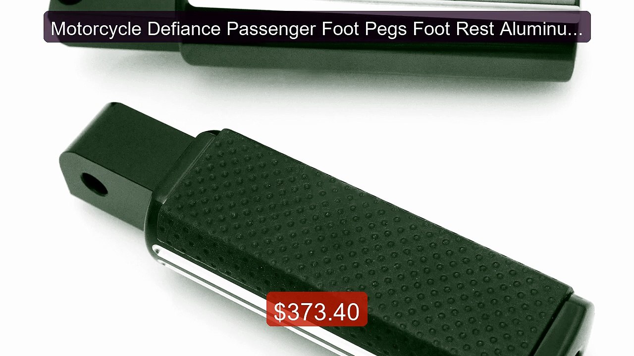 Motorcycle Defiance Passenger Foot Pegs Foot Rest Aluminum Rubber R... -- Top Rated 2026 | Buy Now!