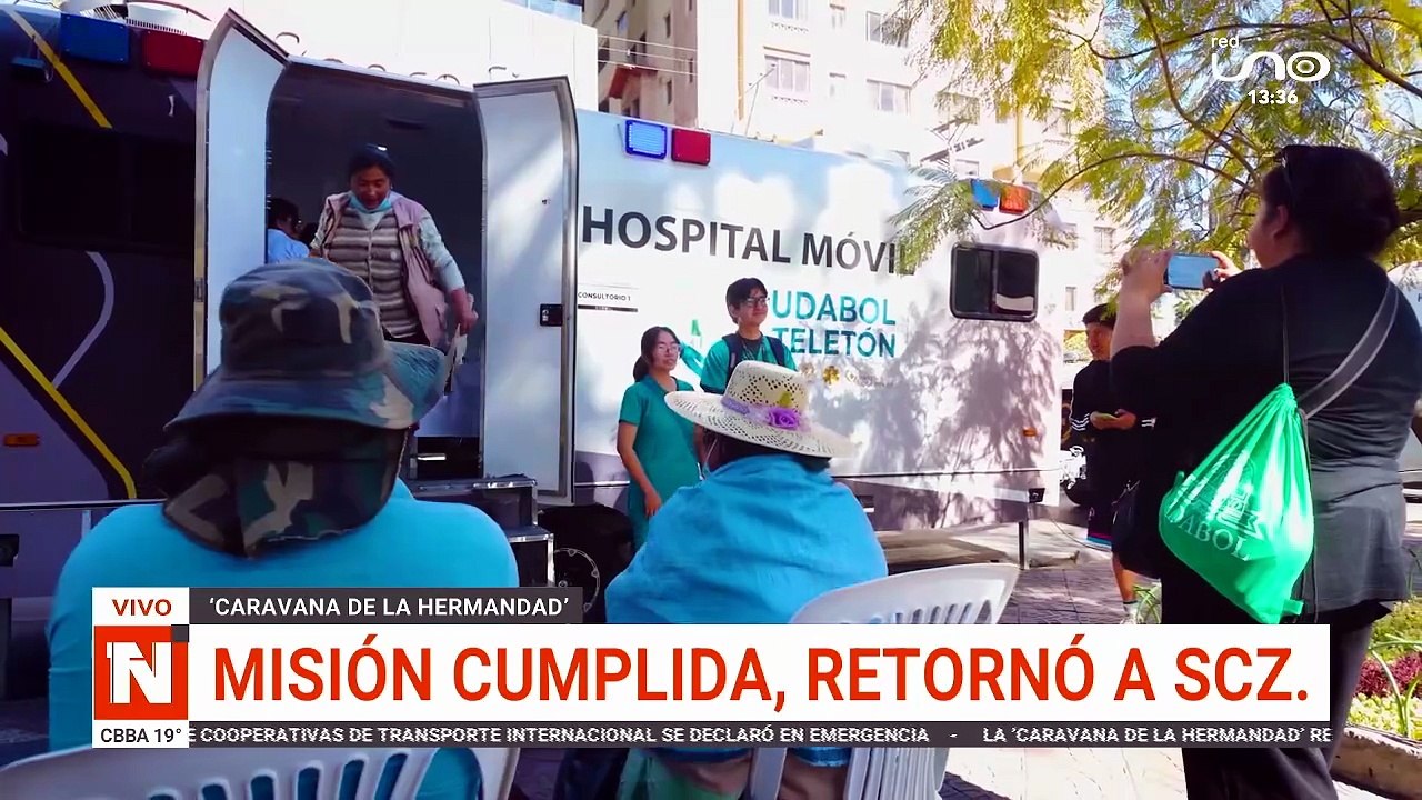 Misión cumplida, retornó a Santa Cruz